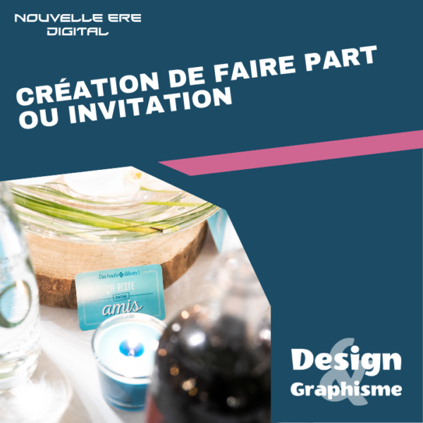 Création de faire part ou invitation