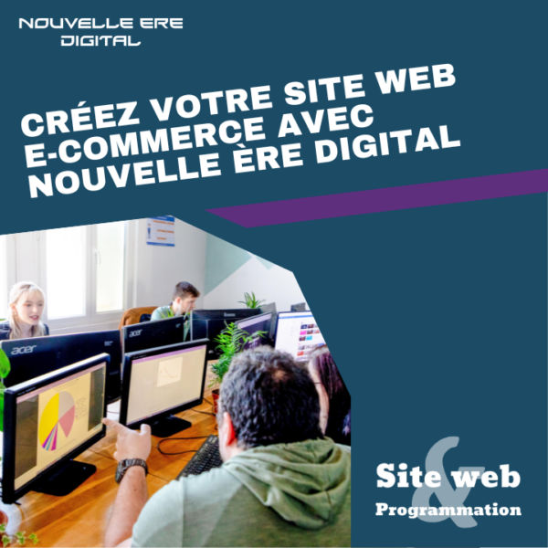 Créez votre site web e-commerce avec nouvelle ère digital